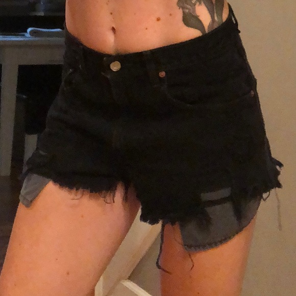 Levi's Pants - Black Levi’s Distressed Shorts